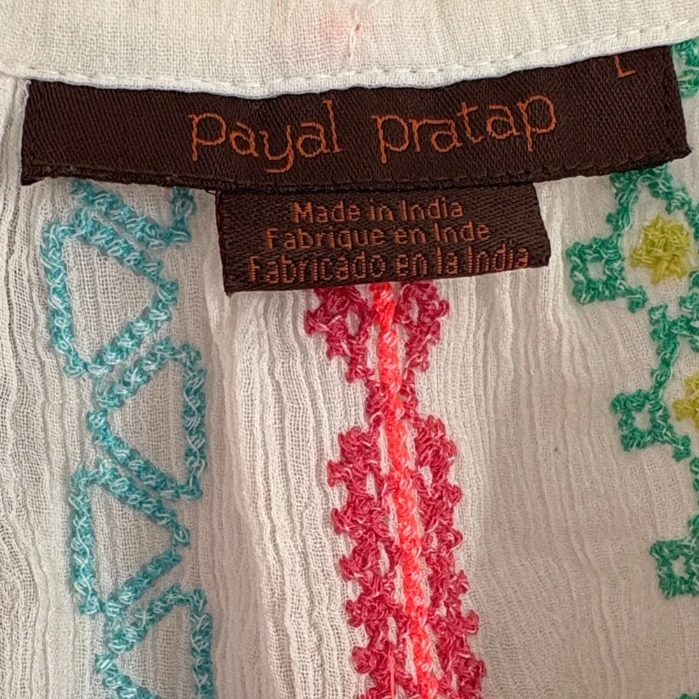 Colorful Boho Gauzy Blouse - Picture 2 of 10